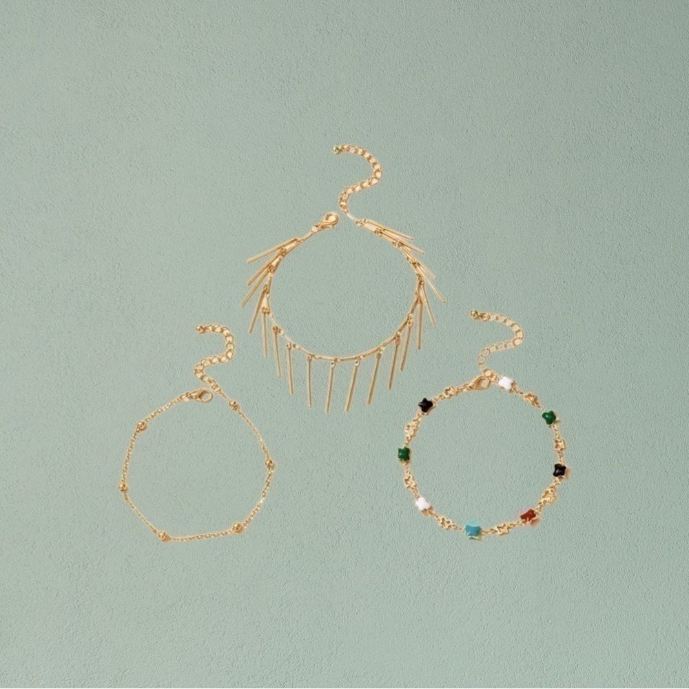 Tassel Anklet Set